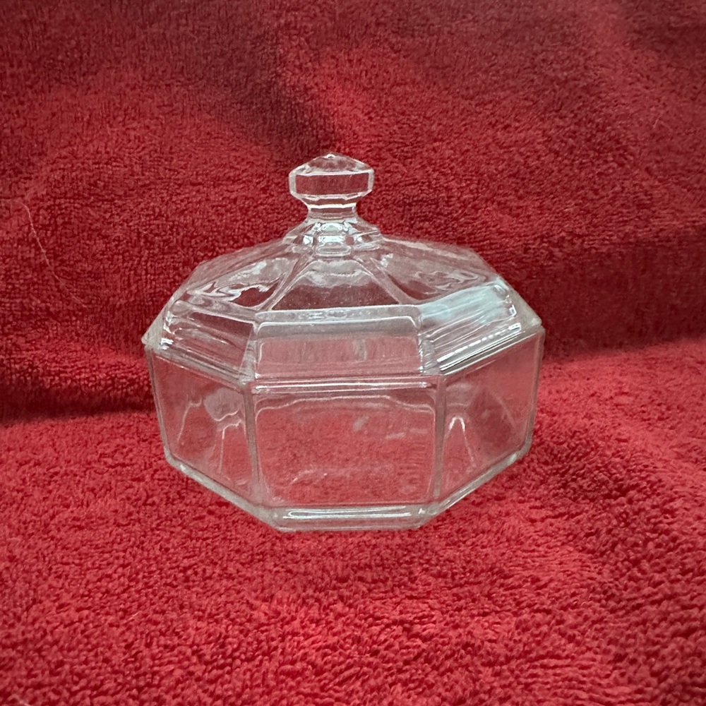 Bella Nova Italian Glass Candy Box – Vintage 1960s-1970s, 13 cm